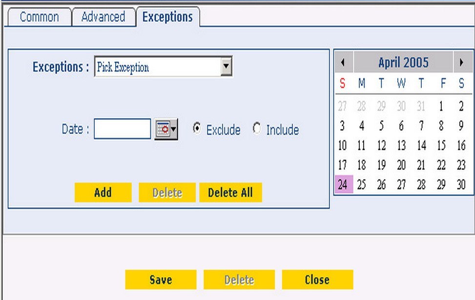 Calendar screenshot 4