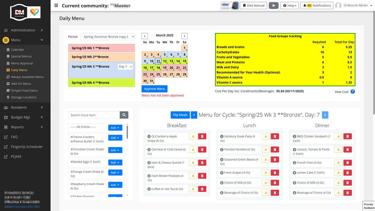 Dining Manager screenshot 2