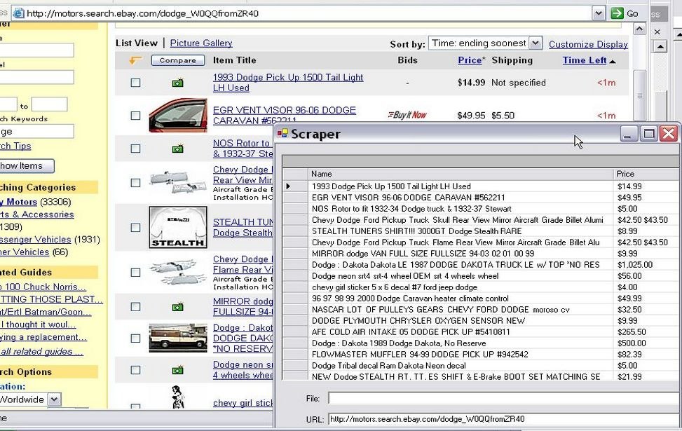 Html Scraper screenshot 2