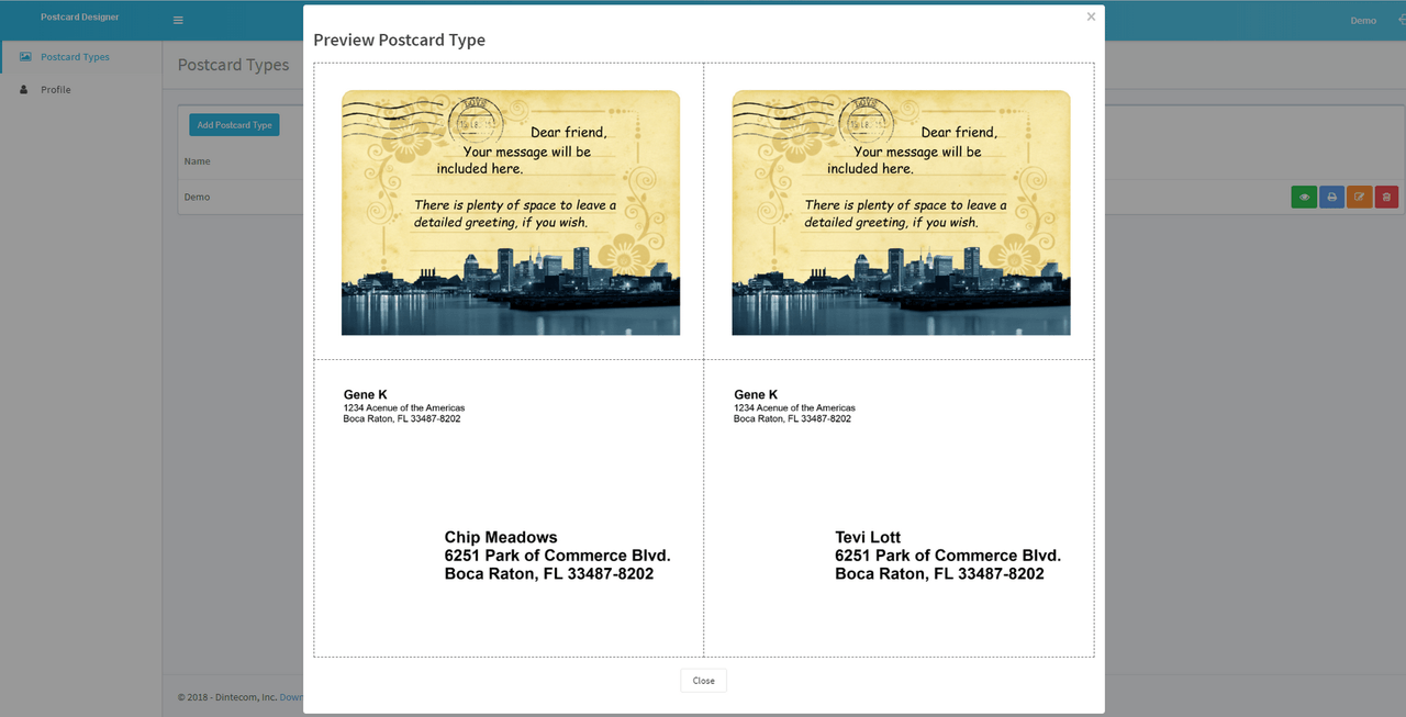 Postcard Designer screenshot 2