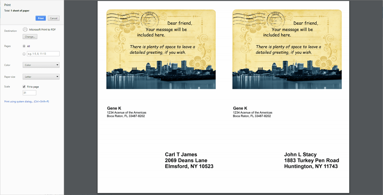Postcard Designer screenshot 6