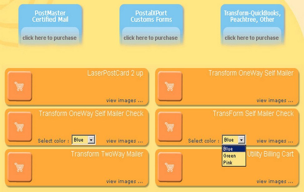 Shopping Cart screenshot