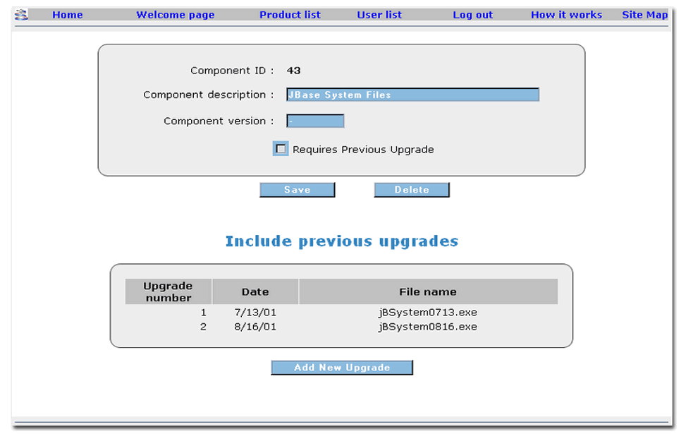 UpgradeLauncher screenshot