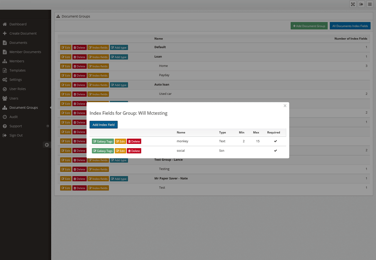Web-based Document Manager screenshot 3