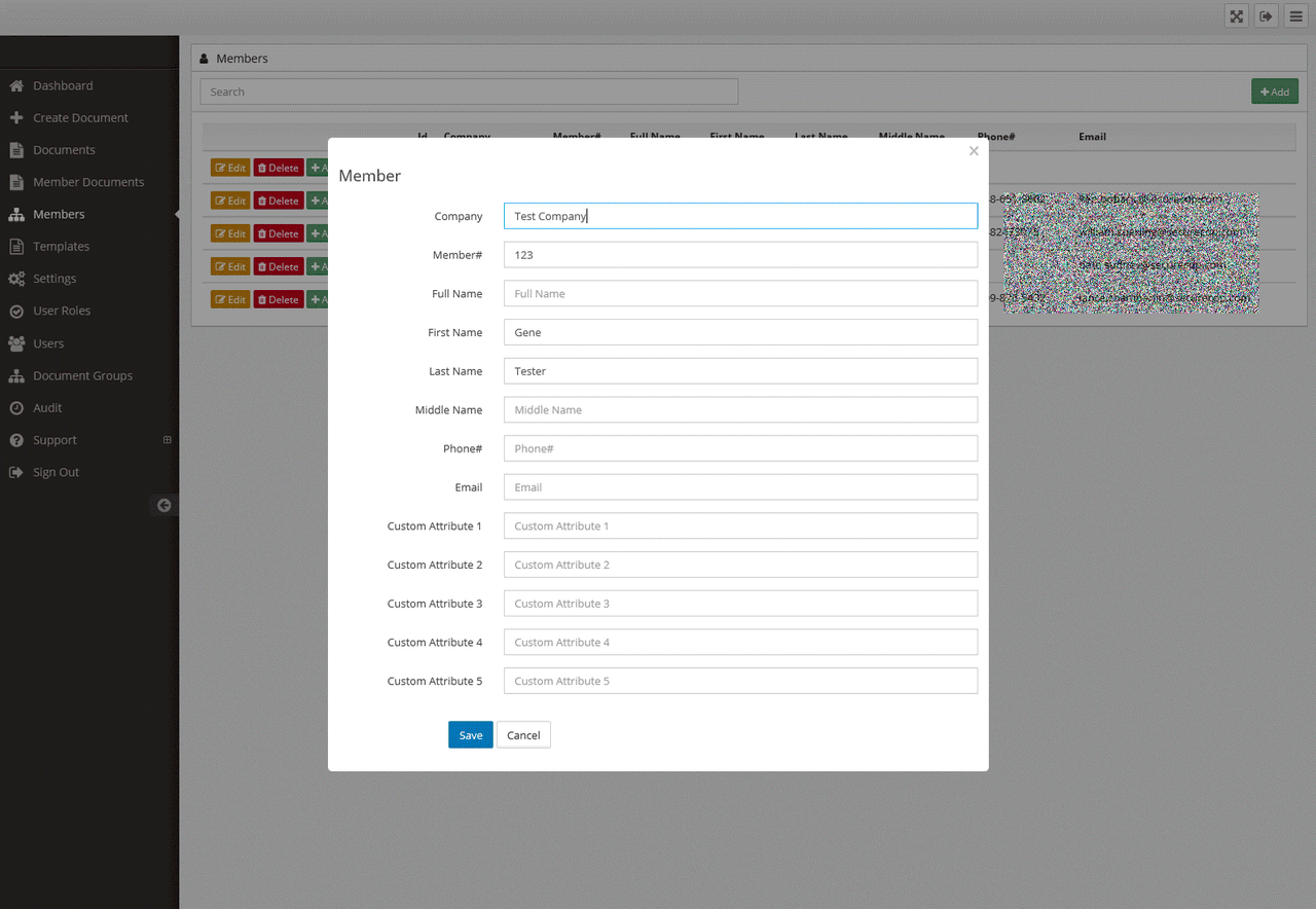 Web-based Document Manager screenshot 7